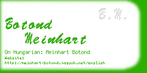 botond meinhart business card